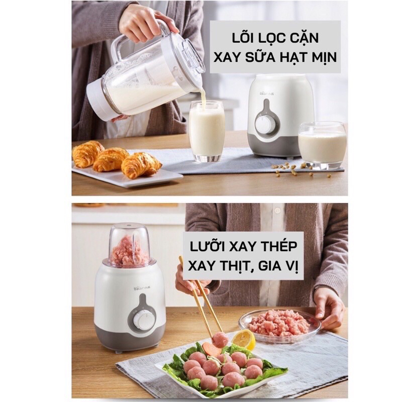 Máy Xay Sinh Tố Đa Năng Bear LLJ-B12K1 hàng chính hãng, bảo hành 12 tháng