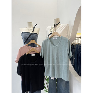 Áo pull giấy cổ tròn [HÌNH THẬT CHỤP TẠI SHOP ]