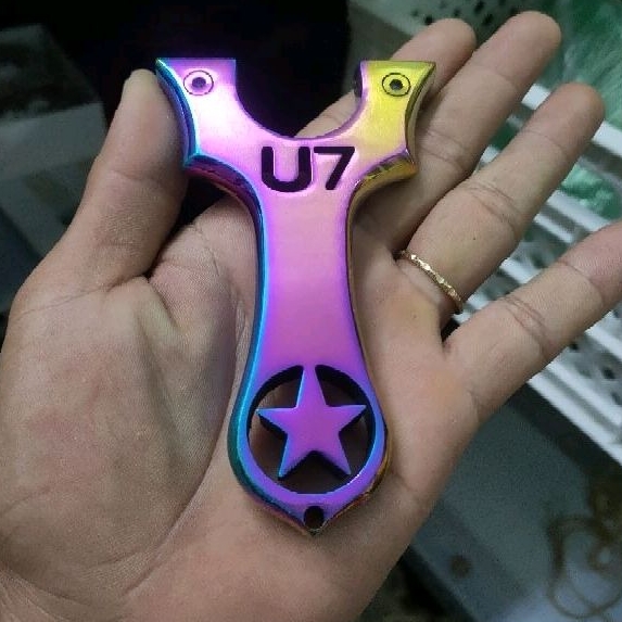 NÁ U7 chạc 7 inox điện phân màu titan