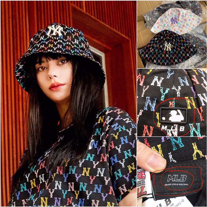 Nón mIb, mũ mIb chính hãng Xuất Hàn Xịn họa tiết siêu hot, logo thêu nổi, phong cách cực chảnh