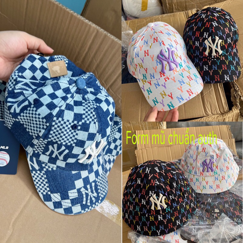 Nón mIb, mũ mIb chính hãng Xuất Hàn Xịn họa tiết siêu hot, logo thêu nổi, phong cách cực chảnh