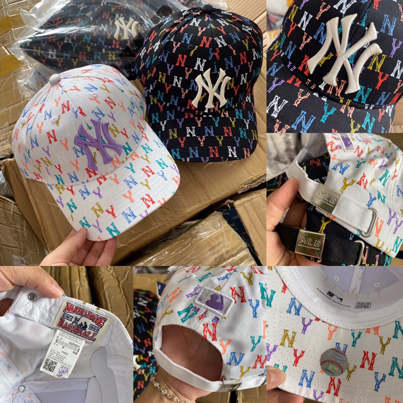 Nón mIb, mũ mIb chính hãng Xuất Hàn Xịn họa tiết siêu hot, logo thêu nổi, phong cách cực chảnh