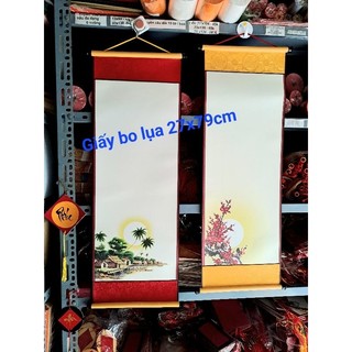 Giấy  thư pháp bo lụa các mẫu 10 tờ