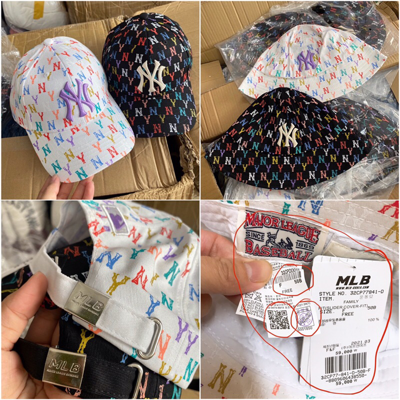 Nón mIb, mũ mIb chính hãng Xuất Hàn Xịn họa tiết siêu hot, logo thêu nổi, phong cách cực chảnh