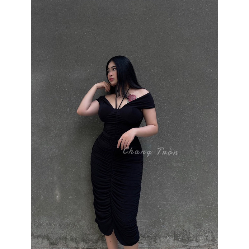 | Chang Tròn | Đầm Body Nhún Siêu Sang Chảnh Bigsize