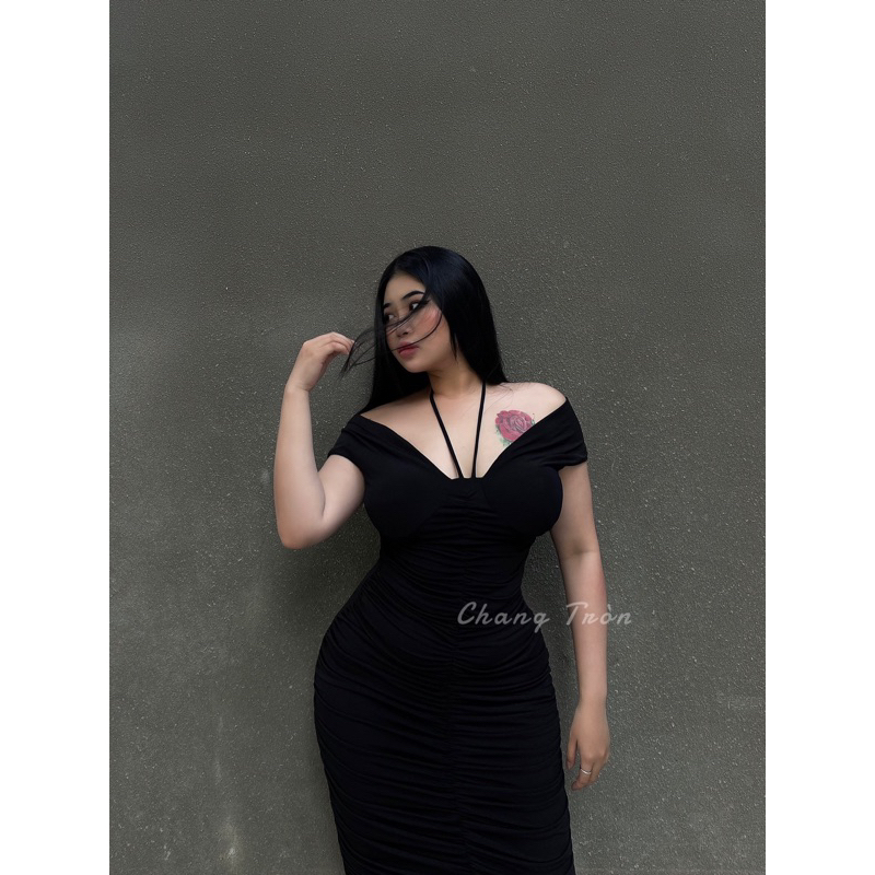 | Chang Tròn | Đầm Body Nhún Siêu Sang Chảnh Bigsize