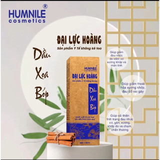 Dầu xoa bóp Đại Lực Hoàng 120ml- giải pháp hỗ trợ cơ xương khớp -giarm đau cơ xương khớp