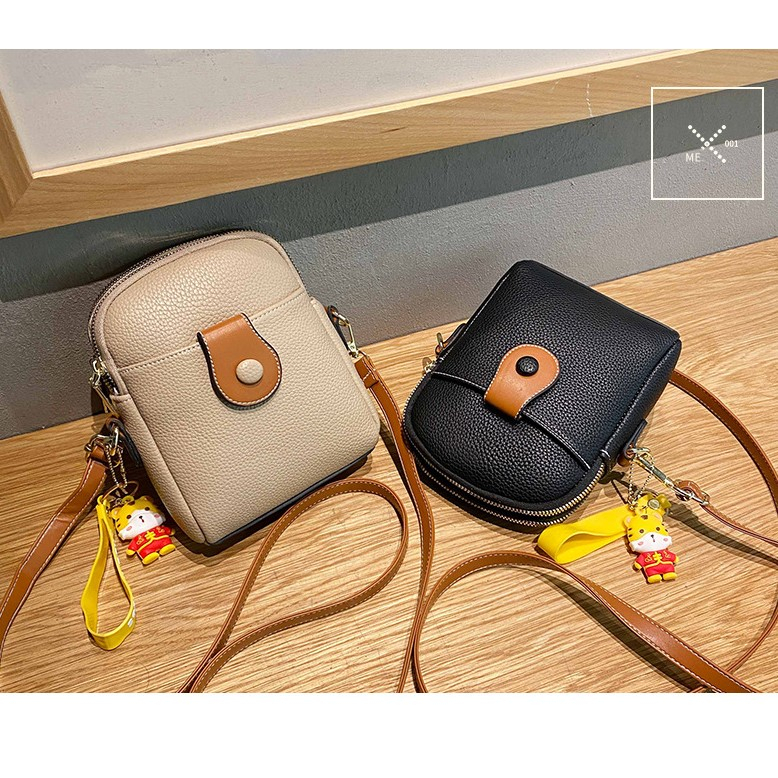 Túi Đựng Điện Thoại Nũ, Túi Đeo Chéo Nữ Nhiều Ngăn Thời Trang Tiện Dụng T019