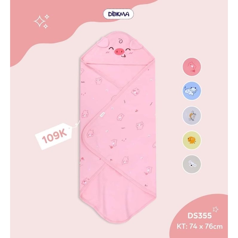 Chăn ủ Cotton Dokma có mũ DS355