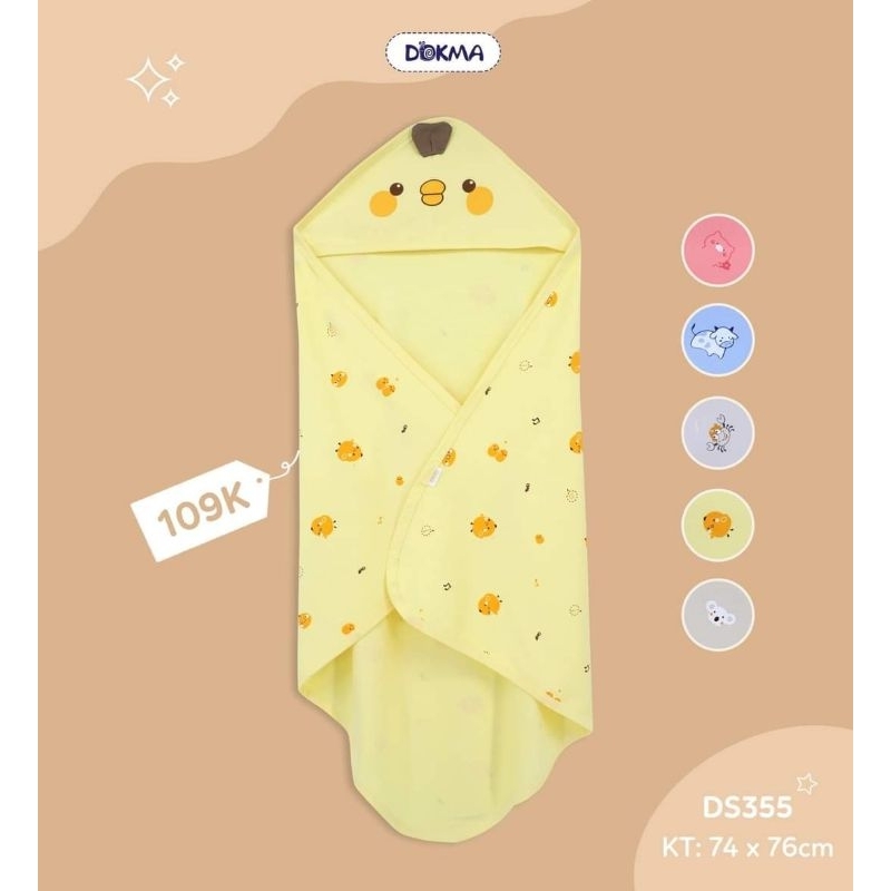 Chăn ủ Cotton Dokma có mũ DS355