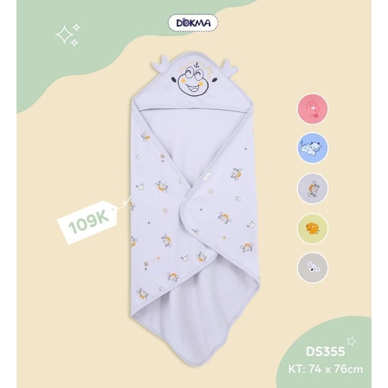Chăn ủ Cotton Dokma có mũ DS355