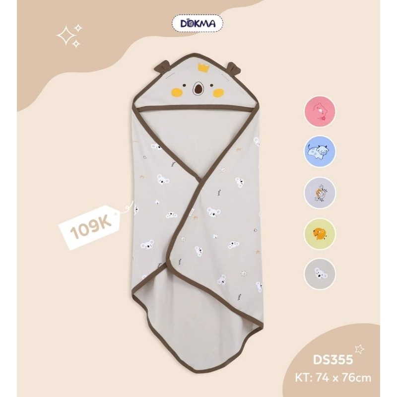 Chăn ủ Cotton Dokma có mũ DS355