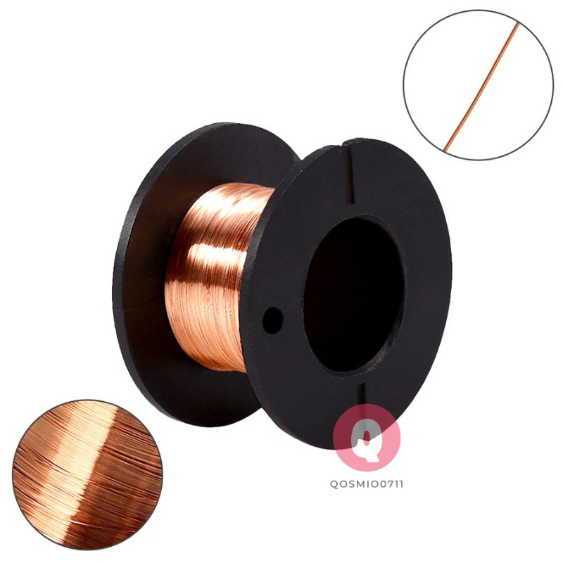 Dây Đồng Cách Điện 0.1MM Sửa Chữa Mạch Điện, Cuộn Dây Đồng Dài 15M Sửa Máy Tính, Điện Thoại