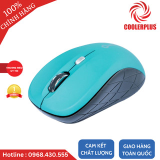 Chuột máy tính không dây coolerplus w205 chuột không dây 2 chế độ kết nối không gây tiếng ồn - chuột văn phòng
