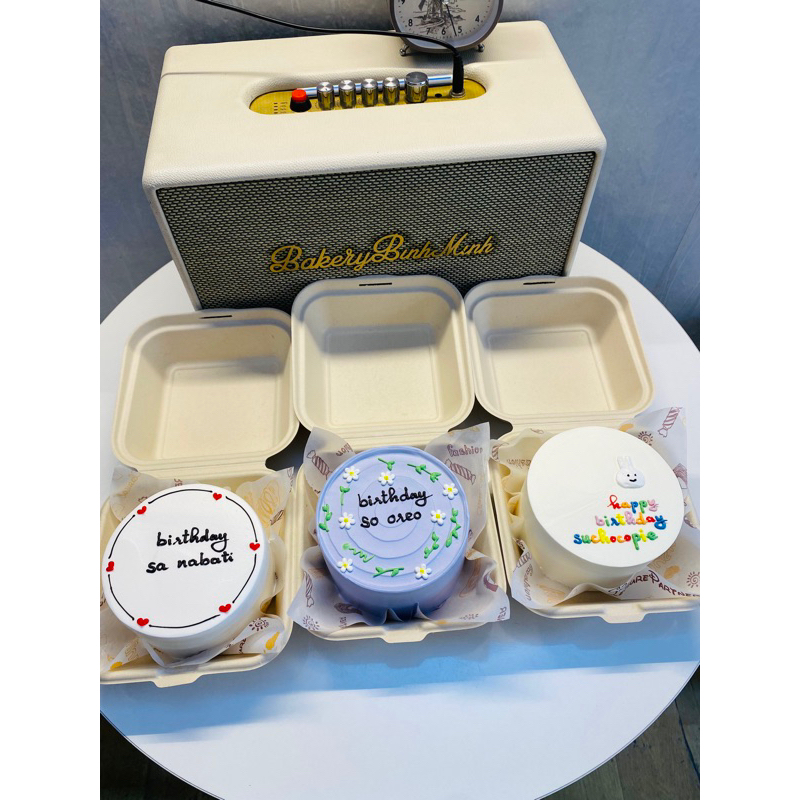 Bánh sinh nhật mini Bento Cake Korea mini Cake bánh Gato mini