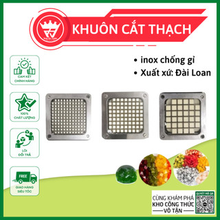 Khuôn cắt thạch, cắt khoai tây kfc, cắt củ quả hạt lựu đa công dụng đủ kích thước