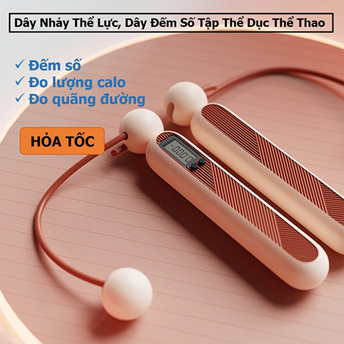 Dây Nhảy Thể Lực, Đếm Số Tập Thể Dục Thể Thao Giảm Cân Cao Cấp.