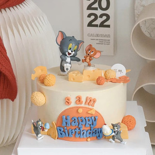 Set Tom & Jerry trang trí bánh