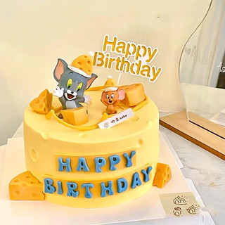 Set Tom & Jerry trang trí bánh