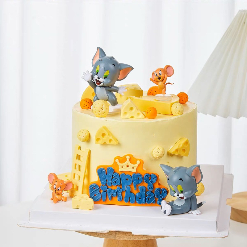 Set Tom & Jerry trang trí bánh