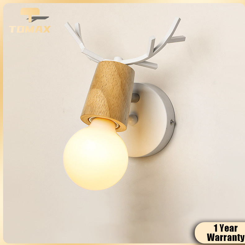 TOMAX 16CM 5W Đèn Tường Led Hình Gạc Hươu Thích Hợp Cho Phòng Ngủ, Lối Đi Cầu Thang 220V