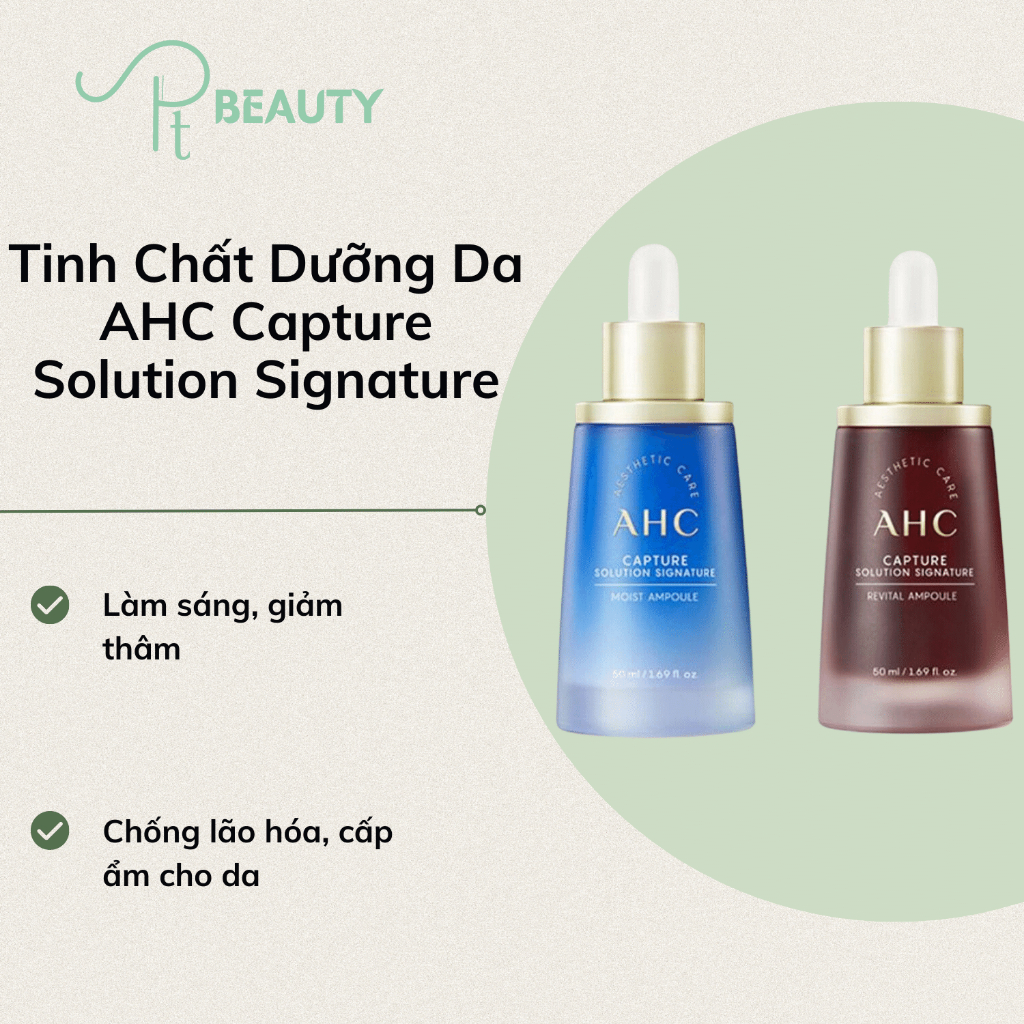 Tinh Chất Dưỡng Da AHC Capture Solution Signature 50ml - Mẫu Mới