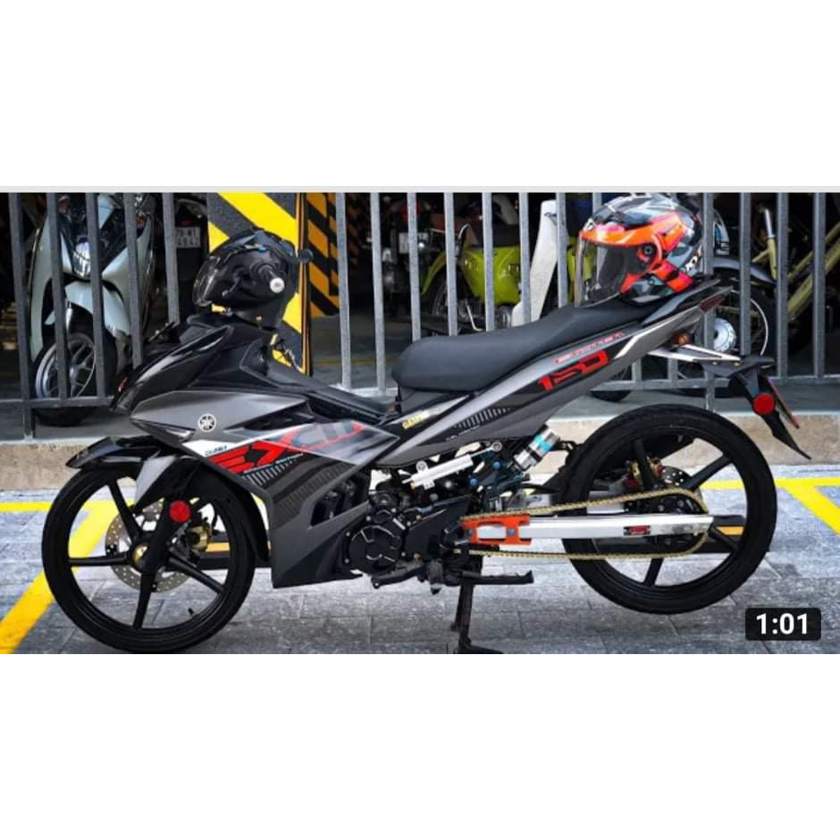 TEM ZIN EXCITER 150 ĐỎ XÁM