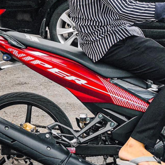 TEM SNIPER TRẤNG ĐỎ EXCITER 150