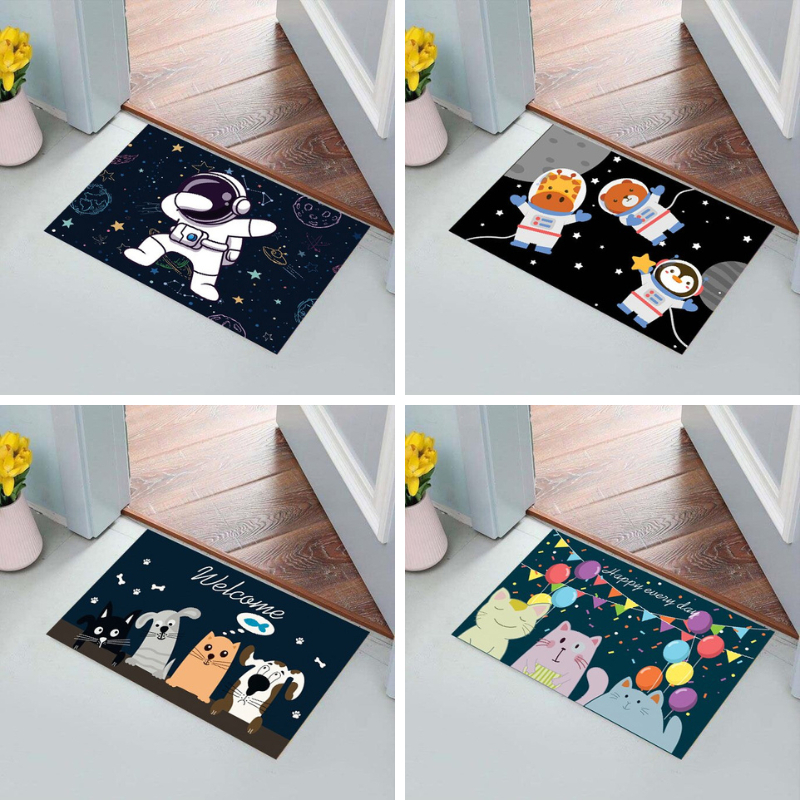 Thảm lau chân siêu thấm hút nhà bếp, Thảm chùi chân siêu mềm siêu dày 40x60cm, thấm nước chống trơn trượt 88371