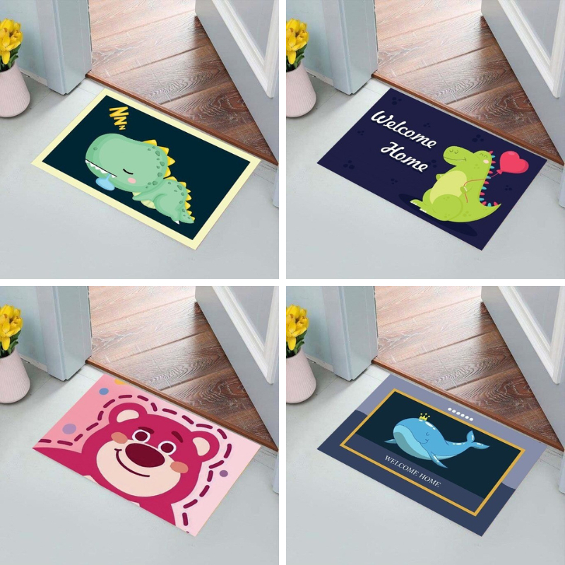 Thảm lau chân siêu thấm hút nhà bếp, Thảm chùi chân siêu mềm siêu dày 40x60cm, thấm nước chống trơn trượt 88371