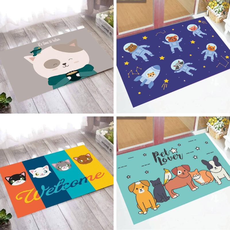 Thảm lau chân siêu thấm hút nhà bếp, Thảm chùi chân siêu mềm siêu dày 40x60cm, thấm nước chống trơn trượt 88371