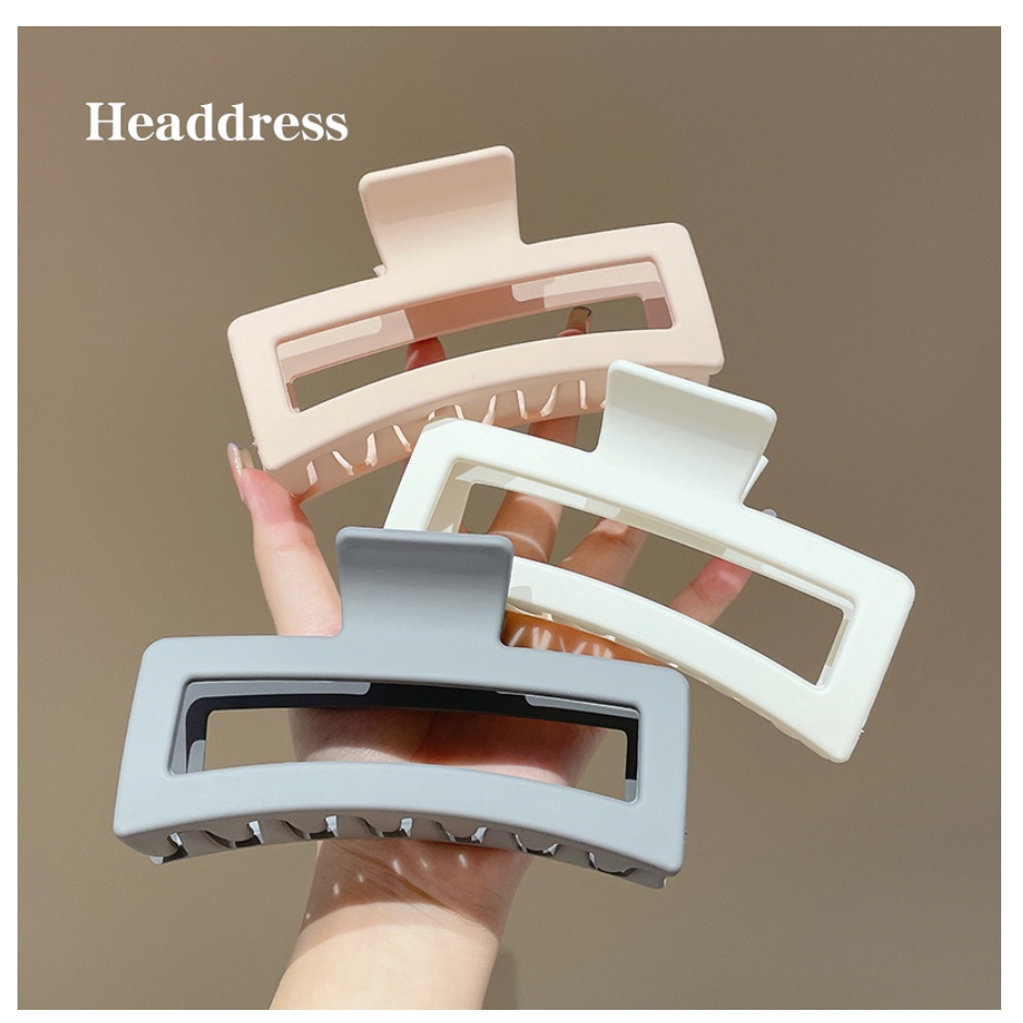 Kẹp Tóc Hình Vuông Cỡ Lớn Dành Cho Phiên Bản Tóc Siêu Dày Siêu Nhiều Phong Cách Hàn Quốc 2023