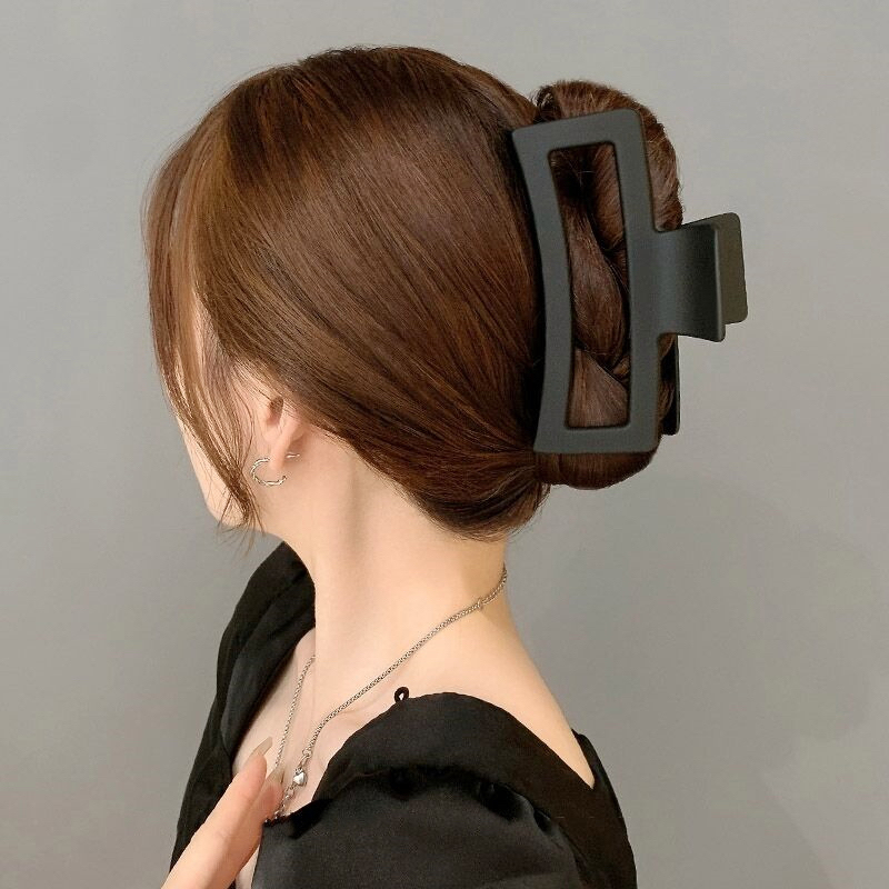 Kẹp Tóc Hình Vuông Cỡ Lớn Dành Cho Phiên Bản Tóc Siêu Dày Siêu Nhiều Phong Cách Hàn Quốc 2023