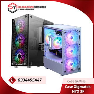 Case Xigmatek NYX 3F có sẵn 3 fan trước