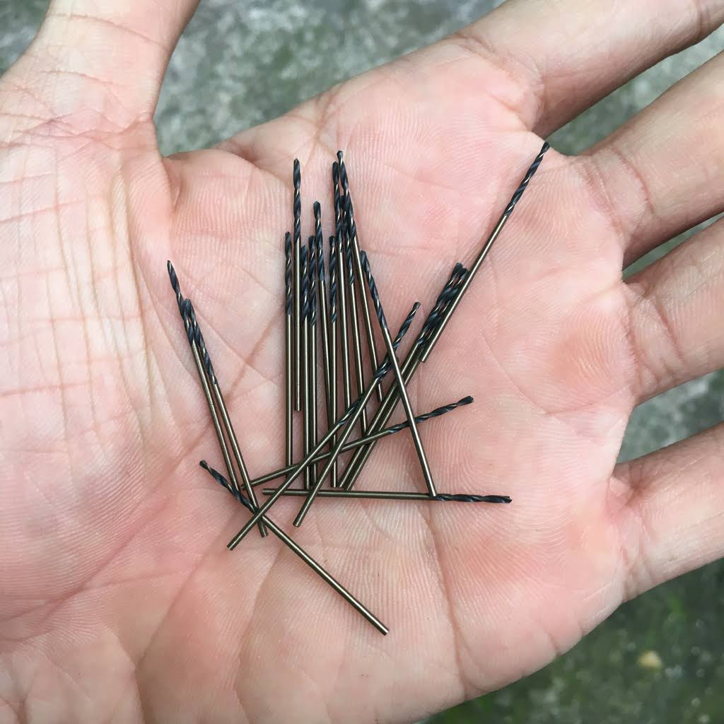 Mũi khoan 1,2 li - 4 li, mũi khoan lồng chim, mũi khoan mini, mũi khoan gỗ, khoan tre loại tốt đủ kích thước