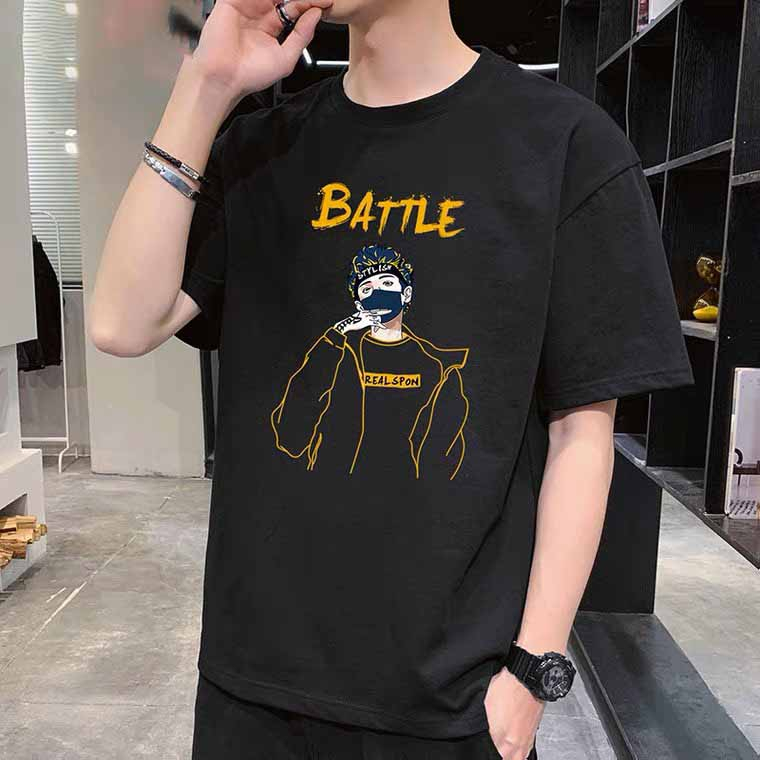 đồ bộ BATTLE mặc nhà vải thun lưới mè siêu mát, chất co dãn thấm hút mồ hôi phong cách thể thao trẻ trung