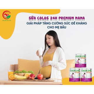 Colos 24h Premium Mum lon 900g dinh dưỡng toàn diện cho mẹ và bé