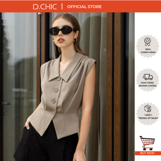 Áo vai chờm xếp ly cổ bẻ d.chic ms: 1811822
