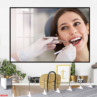 Tranh Laminate Tráng Gương - Treo Tường Phòng Khám Nha Khoa