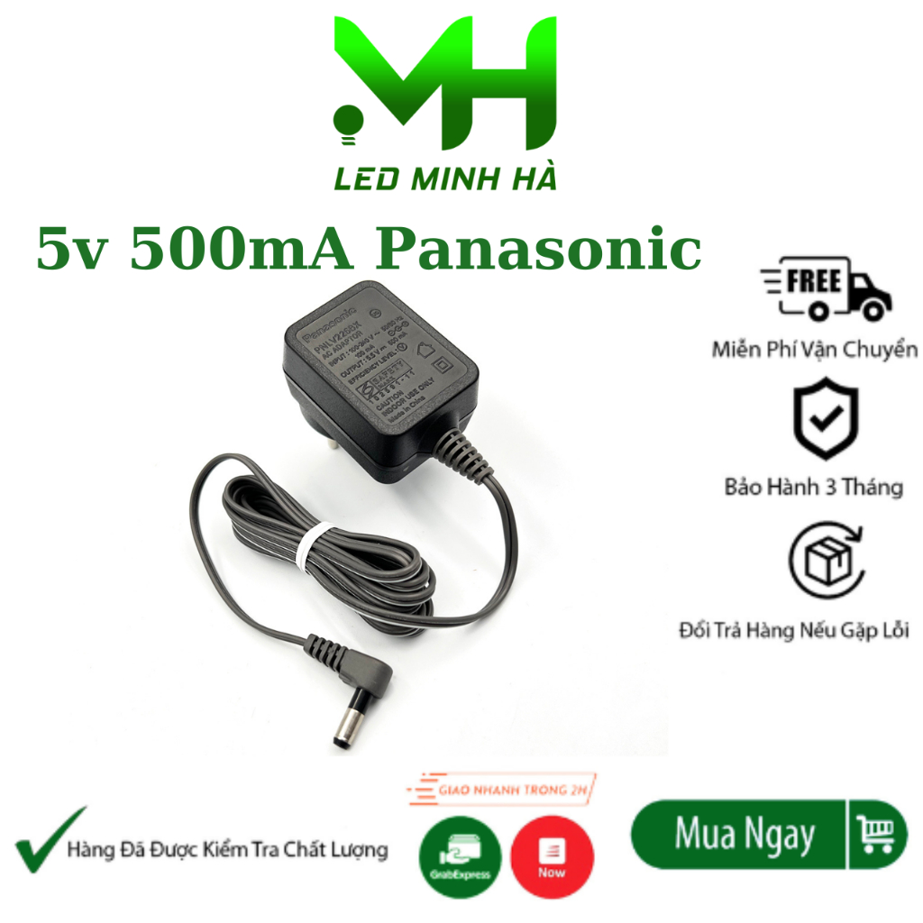 Nguồn Adapter PANASONIC 5.5V 500mA Chất Lượng Cao PNLV226CE PNLV226AG - LedMinhHaVn