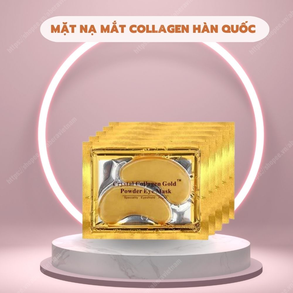Mặt nạ mắt Crystal Collagen Gold - Mặt nạ giảm quầng thâm mắt, giảm bọng mắt, tăng độ đàn hồi cho da - YOUNG BEAUTY