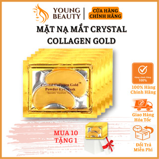 Mặt nạ mắt Crystal Collagen Gold - Mặt nạ giảm quầng thâm mắt, giảm bọng mắt, tăng độ đàn hồi cho da - YOUNG BEAUTY