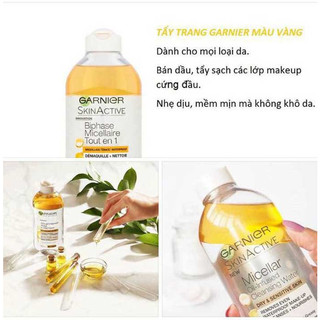 Nước Tẩy Trang Garnier Micellar Cleasing Water