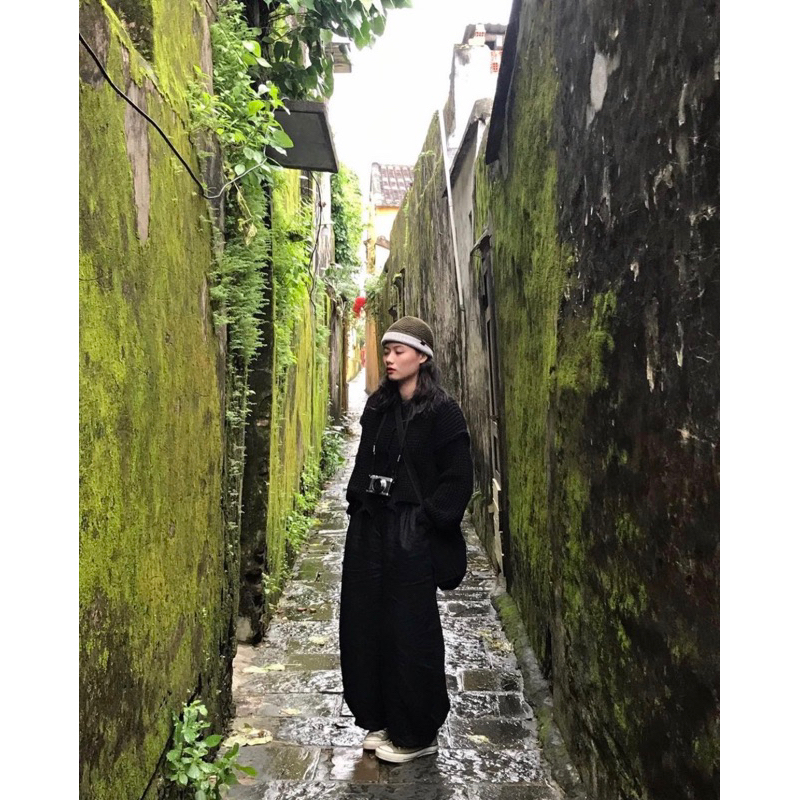 Quần dài linen ống boom phong cách Mori Vintage by Calm