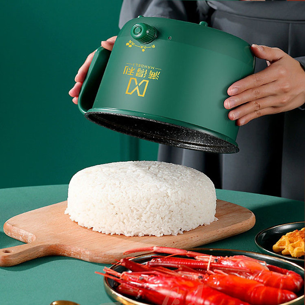 Nồi Điện Mini 2 Tầng Shanban Đa Năng Tặng Kèm Khay Hấp -Tongkhohuyhoang168
