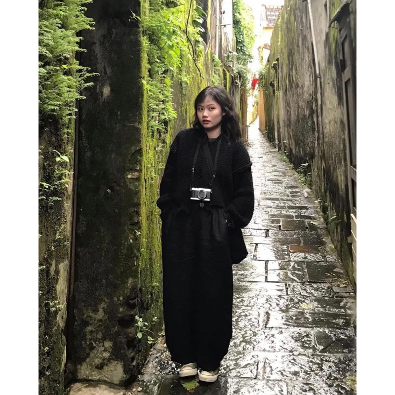 Quần dài linen ống boom phong cách Mori Vintage by Calm