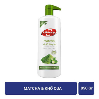 Sữa tắm lifebuoy matcha khổ qua chai to 850gr