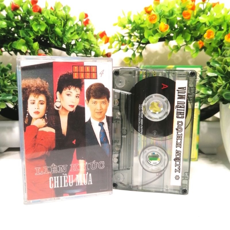 Băng nhạc cassette Liên khúc chiều mưa trọn bộ Thúy Vân, Mạnh Đình, Như Quỳnh cực hay âm thanh sắc nét