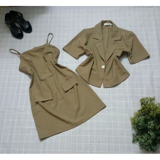 SET VÁY CỔ VEST HÈ THANH LỊCH