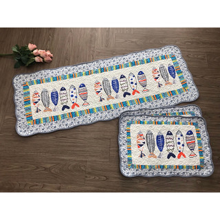 Thảm set 3 - Cá 14 con - T3N115
